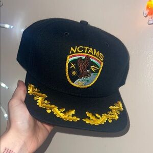 NCTAMS SnapBack Cap with Yellow Embroidery